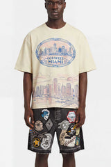 Godspeed Patchwork Denim Shorts V2 Grey